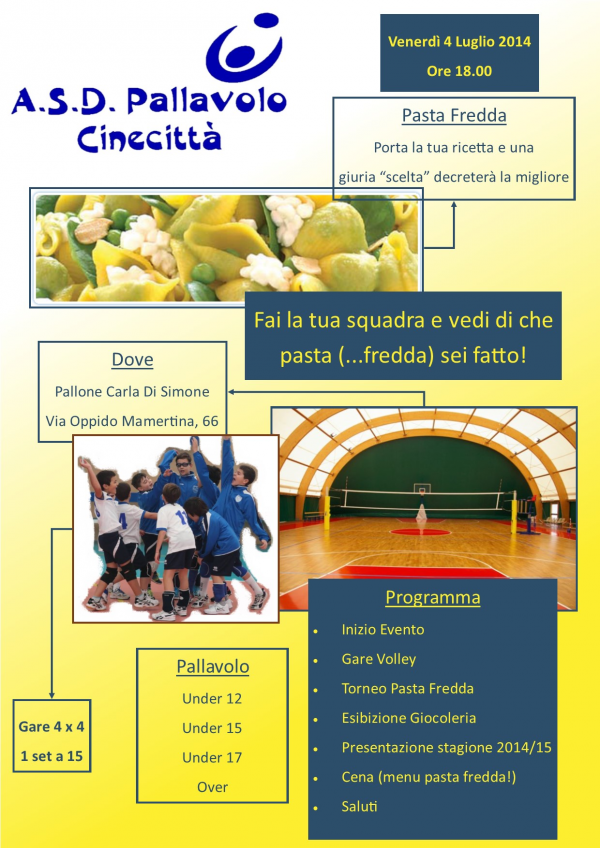 Festa chiusura pallavolo